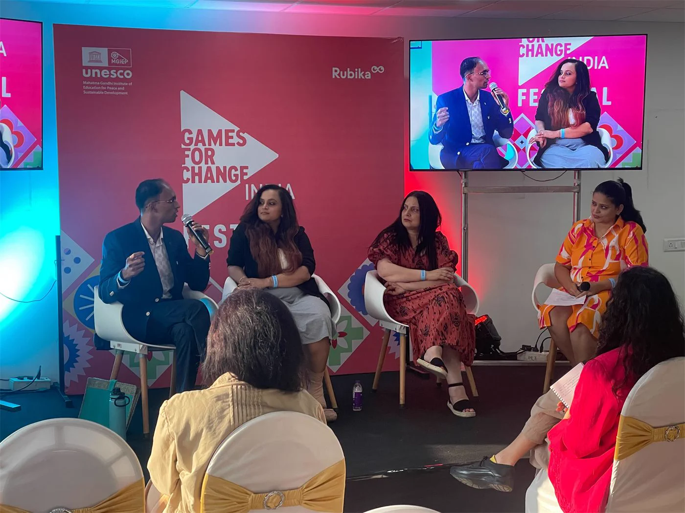 Panel discussion at the Games for Change India Festival